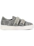 Suecomma Bonnie Jewel Detailed Sneakers - Silver