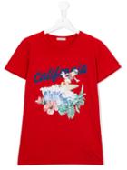Moncler Kids California T-shirt, Girl's, Size: 14 Yrs, Red