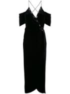 Manning Cartell Divine Excess Wrap Dress, Women's, Size: 10, Black, Nylon/viscose