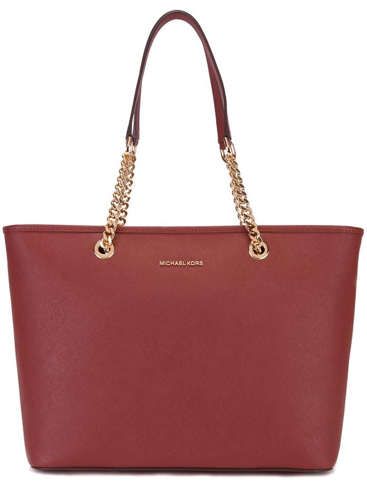 Michael Michael Kors 'jet Set' Tote, Women's, Red