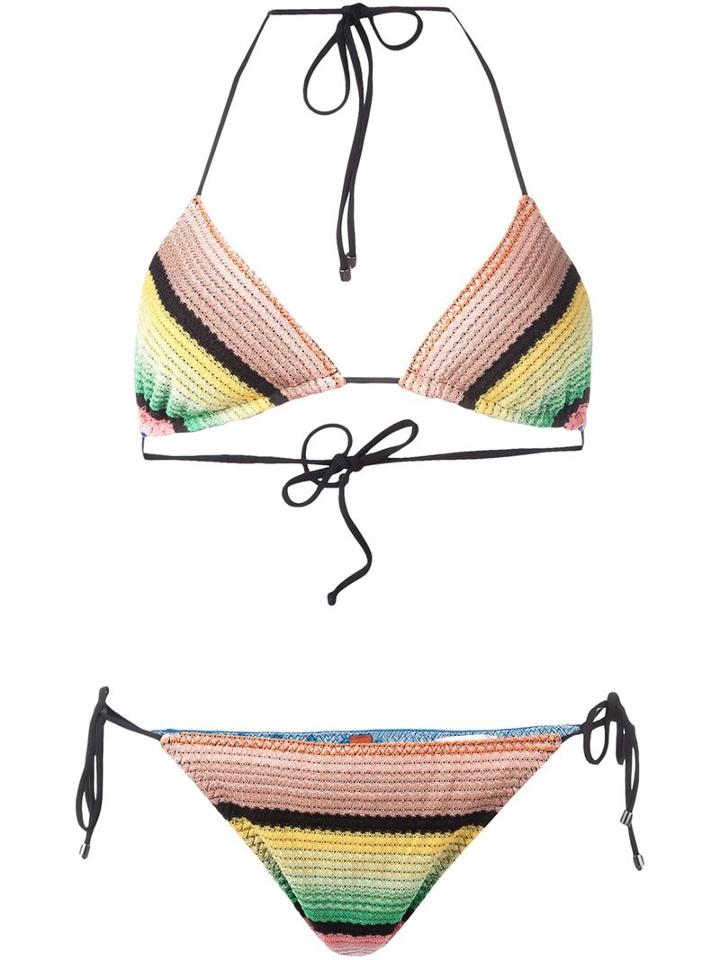 Missoni Striped Triangle Bikini