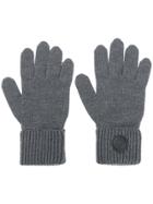 Dsquared2 Logo Plaque Gloves - Grey