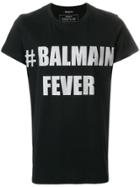 Balmain #balmain Fever Print T-shirt - Black