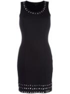 Philipp Plein Consus Mini Dress, Women's, Size: Medium, Black, Polyester/viscose/spandex/elastane
