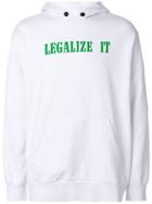 Palm Angels Legalize It Hoodie - White