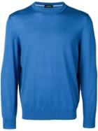 Z Zegna Fine-knit Jumper - Blue