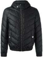 Versus Padded Jacket, Men's, Size: 48, Black, Feather Down/polyamide/polyester/wool