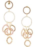 Rosantica Rock Pastel Earrings - Gold