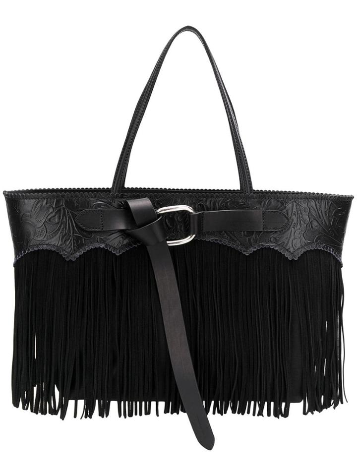 Dsquared2 Fringed Tote Bag - Black