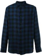 Rag & Bone Checked Shirt, Men's, Size: Large, Blue, Cotton