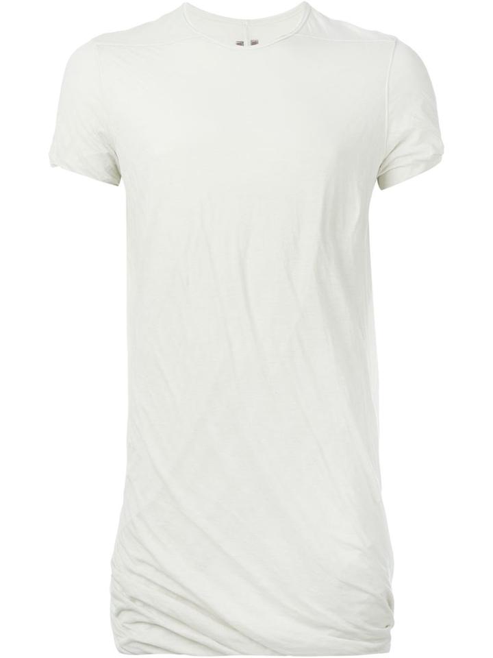 Rick Owens Drkshdw Draped T-shirt, Men's, Size: M, Nude/neutrals, Cotton