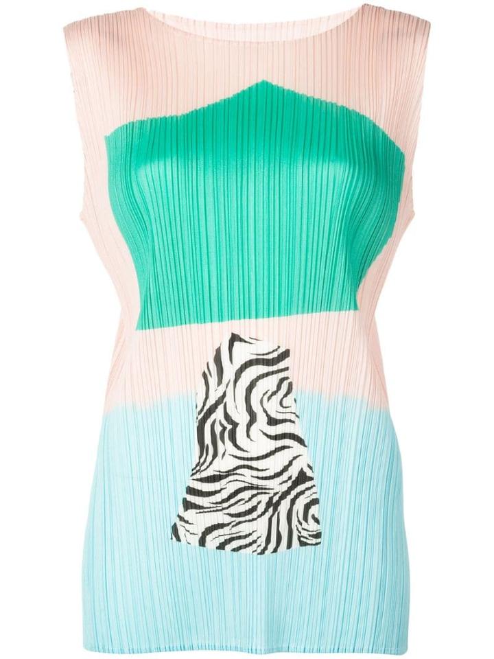 Pleats Please By Issey Miyake Flower Vest - Multicolour