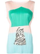 Pleats Please By Issey Miyake Flower Vest - Multicolour