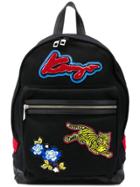 Kenzo Logo Patch Backpack - Black