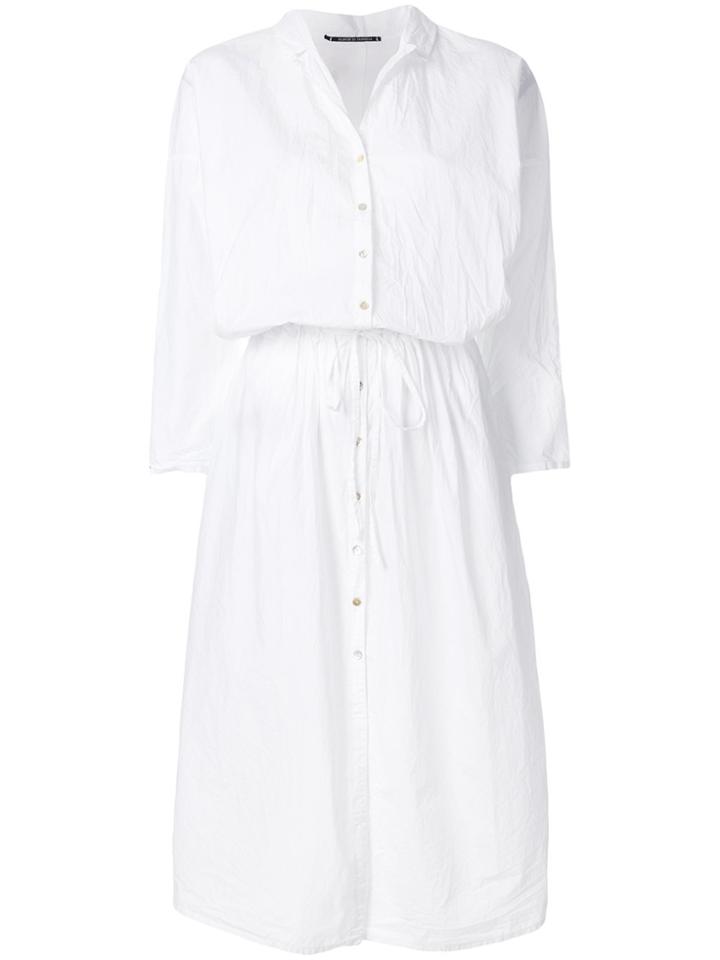 Album Di Famiglia Midi Shirt Dress - White
