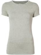 Plain T-shirt - Women - Spandex/elastane/viscose - 4, Grey, Spandex/elastane/viscose, Majestic Filatures