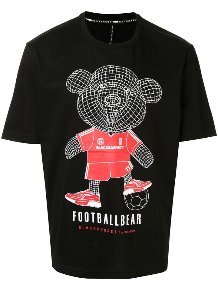 Blackbarrett Footballbear Graphic Print T-shirt