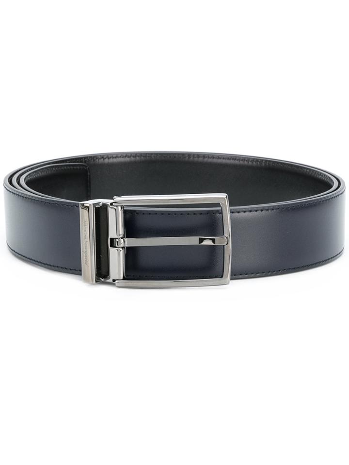Salvatore Ferragamo Adjustable Buckle Belt - Blue