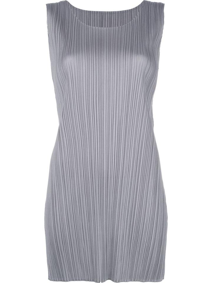 Pleats Please Issey Miyake Sleeveless Blouser - Grey