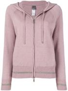 Lorena Antoniazzi Zipped Hoodie - Pink & Purple