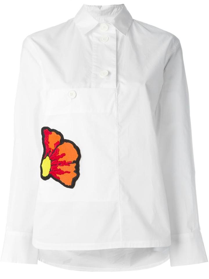 Marni Embroidered Flower Shirt