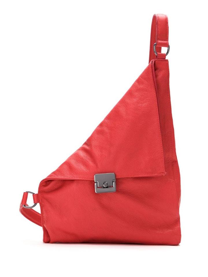 Mara Mac Leather Crossbody Bag - Red