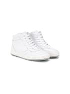 Philippe Model Kids High-top Emblem Trainers - White