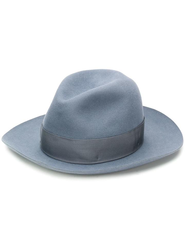 Borsalino Ribbon Hat - Blue