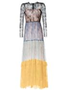 Philosophy Di Lorenzo Serafini Lace Long Dress, Women's, Size: 42, Polyester