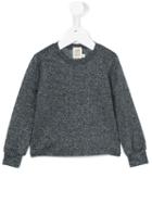 Caffe' D'orzo - Round Neck Sweatshirt - Kids - Silk/cotton/polyamide/spandex/elastane - 10 Yrs, Grey