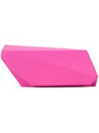 Lamat 'angular' Clutch, Women's, Pink/purple, Polyester/leather