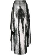 Paula Knorr Sequin Embellished Skirt - Metallic