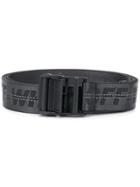 Off-white Logo Printed Belt - Black