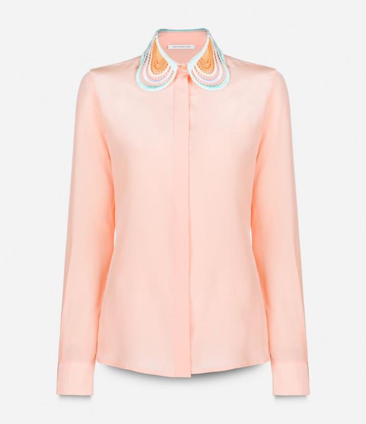 Christopher Kane Multi Heart Collar Shirt