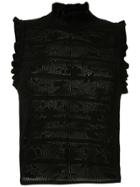 Andrea Bogosian Ruffled Knit Blouse - Black