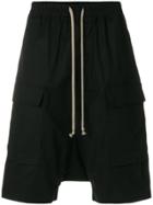 Rick Owens Drkshdw Cargo Pods Shorts - Black