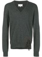 Maison Margiela Distressed Jumper - Grey