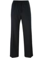 Joseph Wide Leg Trousers, Women's, Size: 36, Black, Cotton/spandex/elastane/virgin Wool