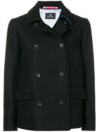 Ps By Paul Smith Short Peacoat - Black