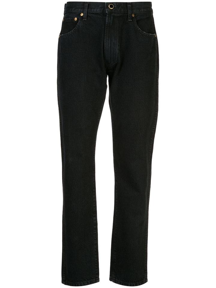 Khaite Straight Leg Jeans - Black