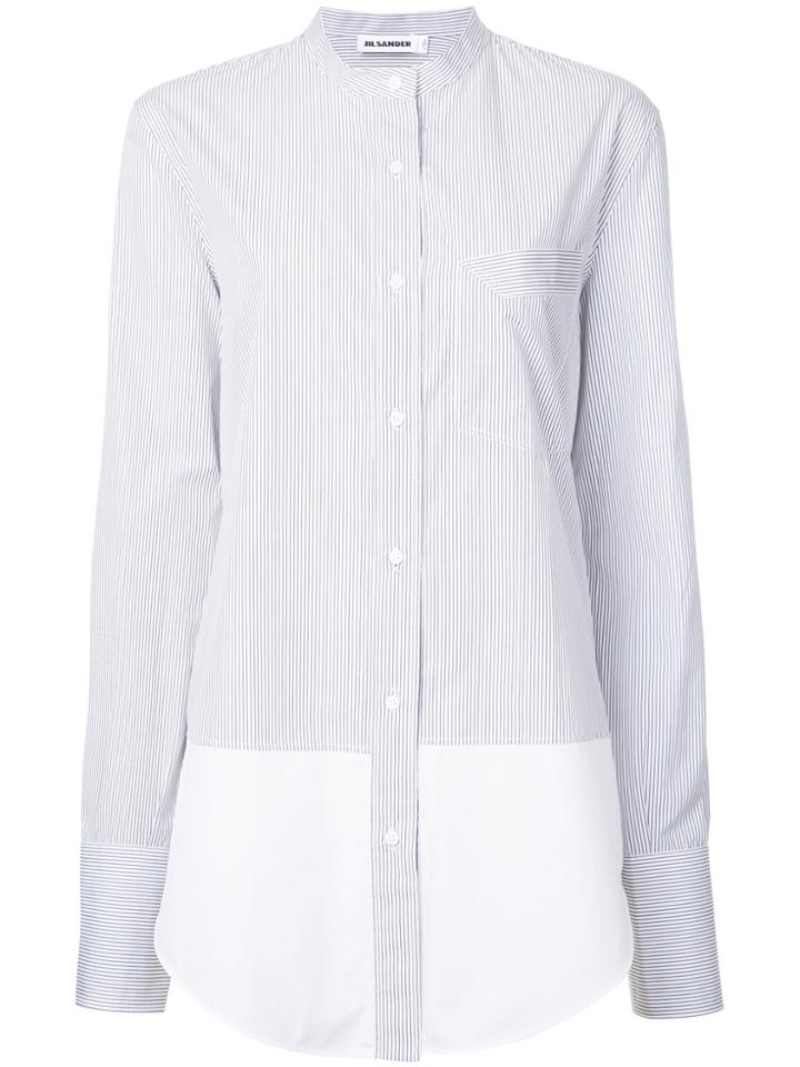 Jil Sander Striped Shirt - Black