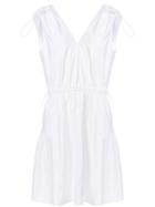 Stella Mccartney Drawstring Detail Dress - White
