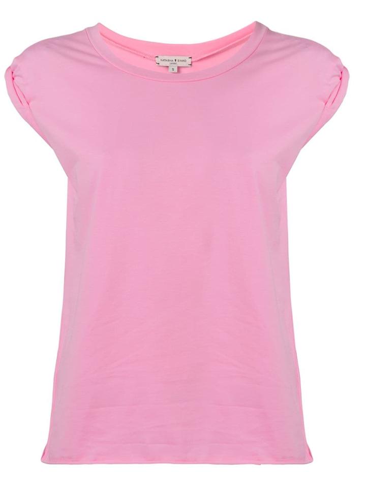 Natasha Zinko Rushed Sleeve T-shirt - Pink