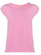 Natasha Zinko Rushed Sleeve T-shirt - Pink