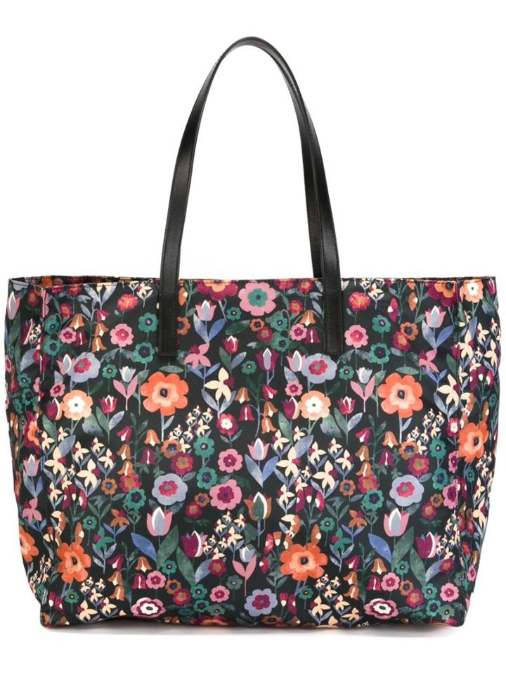 Red Valentino Floral Print Tote
