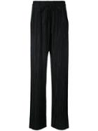 Haider Ackermann Plisse Trousers - Black