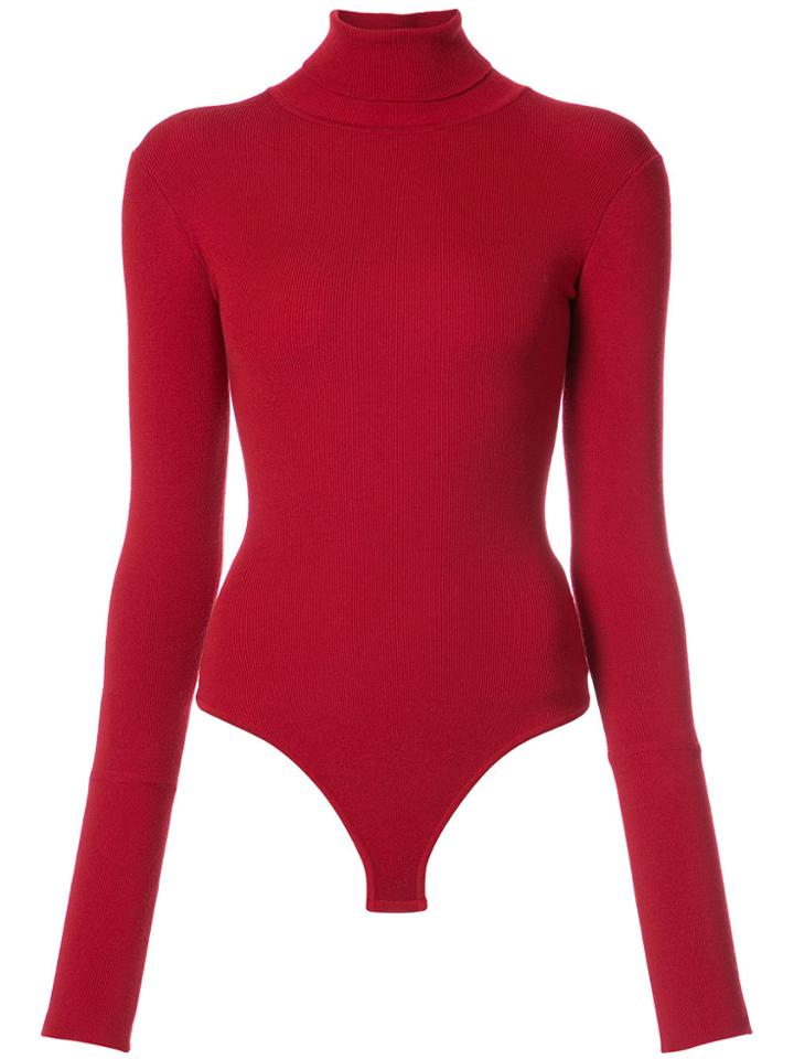 Khaite Cate Bodysuit - Red