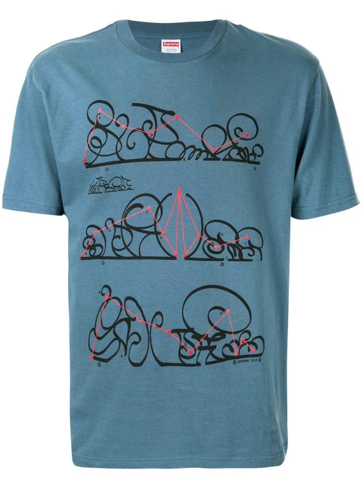 Supreme System Tee - Blue