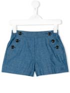 Burberry Kids - Etty Shorts - Kids - Cotton - 4 Yrs, Toddler Girl's, Blue