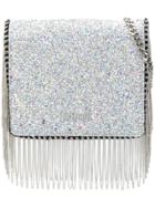 Just Cavalli Chain Tassel Glitter Crossbody - Metallic